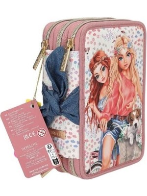 Top Model 3 Katlı Velo Fleur Dolu Kalem Kutu