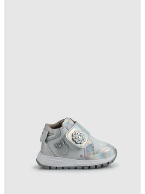 Kiddo Gümüş Deri Kız Çocuk Bot