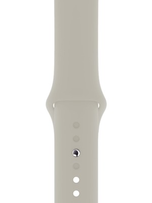 Habilis Apple Watch 38-40-41-42-44-45-49 mm Uyumlu Klasik Esnek Yıkanabilir Leke Tutmaz Silikon Kordon