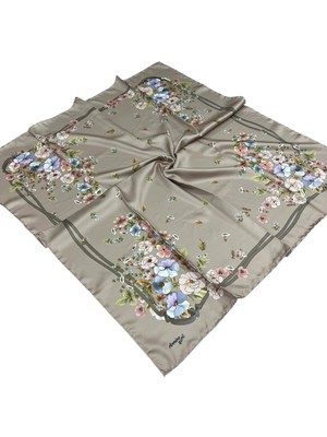 Armine Sport Twill Eşarp - 8533-92 Koyu Taş