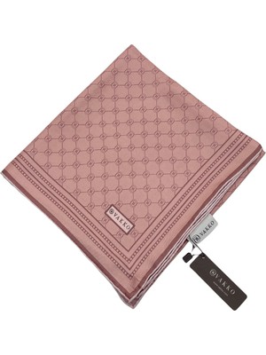 Vakko Twill Ipek Eşarp - Özel Seri - Koyu Pudra