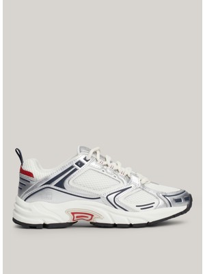 Tommy Hilfiger Beyaz Gümüş Kadın Sneaker EN0EN02680YBL