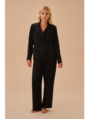 Suwen Anastasia Gömlek Yaka Pijama Takımı