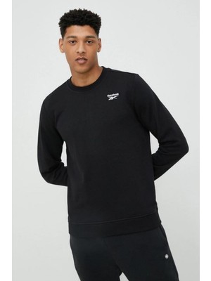 Reebok Rı Ft Left Chest Cr Erkek Siyah Sweatshirt 101449935