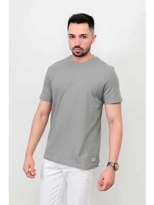 John Borners Erkek O Yaka Oversize T-Shirt