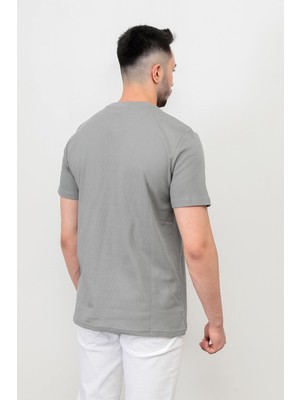 John Borners Erkek O Yaka Oversize T-Shirt