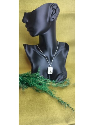 Lilly And Molly Jewelry Aslan Burç Çelik Kolye