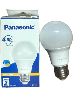 Panasonic 8.5 W 60 W 2700K LED Ampul E-27 Duy Sarı Işık