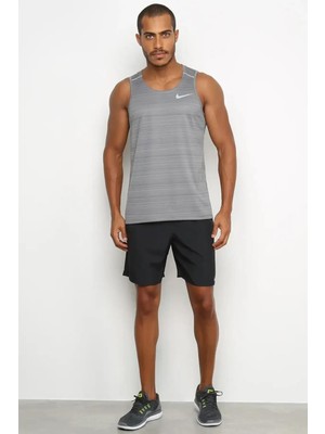 Nike Miler Dri Fit Running Tank Top Grey Erkek Koşu Atleti Gri