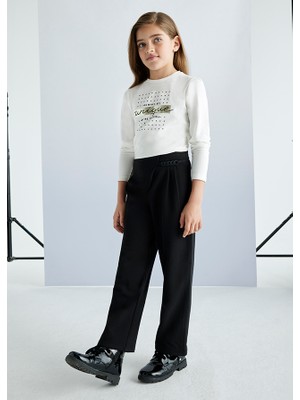 Mayoral 7543 Kız Çocuk Siyah Pantolon