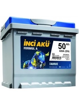 İnci Formul A Taurus 12 V 50 Ah 420 A (En) Akü