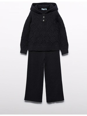 Mayoral Abel&lula Kapüşonlu Kız Çocuk Pantolonlu Triko TAKIM_MNVS5725
