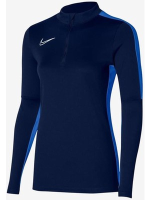 Nike W Dri-Fıt ACADEMY23 Drill Top DR1354-451 Lacivert Kadın Antrenman Üstü