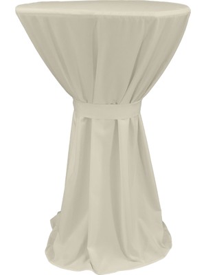 Berlın Bıstro Masa Örtüsü 60 cm Çap - Ekru