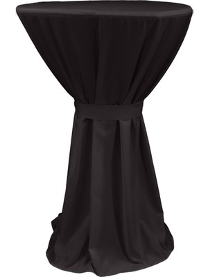 Berlın Bıstro Masa Örtüsü 60  cm  Çap - Antrasit