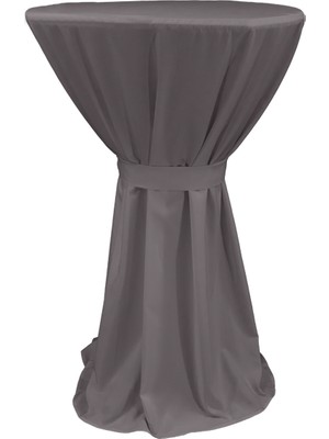 Berlın Bıstro Masa Örtüsü 60 cm Çap - Gri