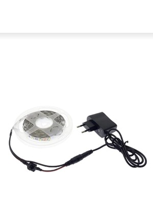 Mutfak Dolabı Tezgah Üstü 5 Metre Beyaz Şerid LED Işık Aç-Kapa Düğmeli