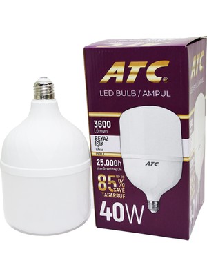 40W Torch LED Bulb Ampul Beyaz E27 (4199)