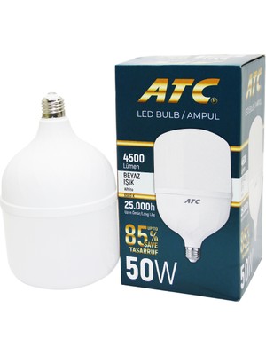 50W Torch LED Bulb Ampul Beyaz E27 (4199)