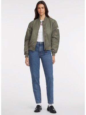 Guess Jeans Normal Haki Kadın Ceket Gj Bomber Jkt - Recy Nylon Satın 16