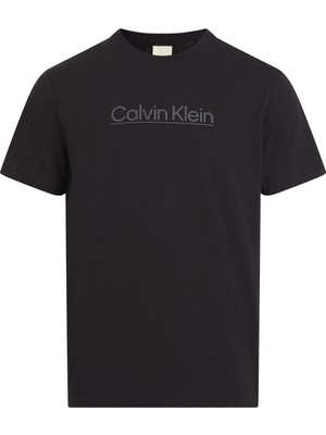 Calvin Klein Bisiklet Yaka Siyah Erkek T-Shirt K10K113587BEH