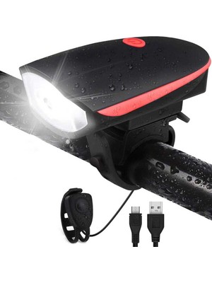 Vona Efr Şarjlı Işıklı Bisiklet Kornası KZ-SL7588A