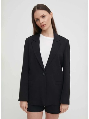 Sisley Regular Fit Siyah Kadın Ceket 29NMLW023