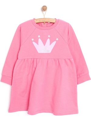 HelloBaby Basic Kız Örme Önü Fırfırlı Elbise Kız Bebek