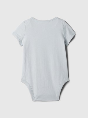 Bebek Mavi First Favorites Grafikli Bodysuit