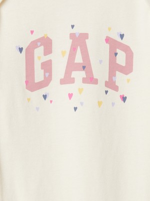 Bebek Kırık Beyaz Gap Logo Bodysuit