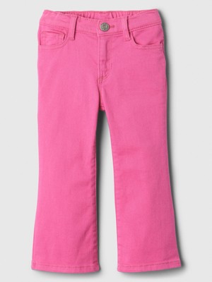 Kız Bebek Pembe Flare Jean Pantolon