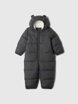 Bebek Siyah Coldcontrol Max Puffer Şişme Snowsuit Tulum