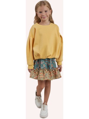 Kız Çocuk Sarı Sweatshirt