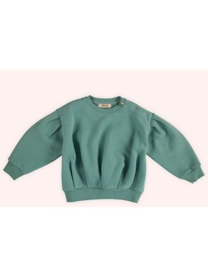 Kız Bebek Yeşil Sweatshirt
