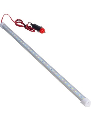 Caddemia 12 Volt - 9 Watt Çakmaklıklı Mat Kapak 50 cm LED Lamba (4434)