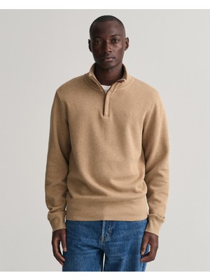 Gant Erkek Regular Fit Yarım Fermuarlı Logolu Sweatshirt 2068028.296