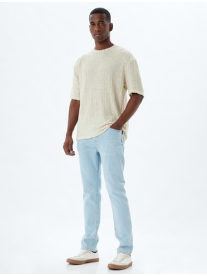 Koton Slim Fit Kot Pantolon - Brad Jean