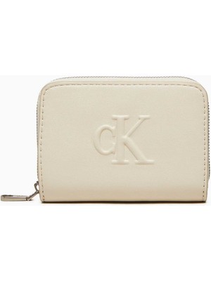 Calvin Klein Sculpted Med Zip Around Logolu Cüzdan