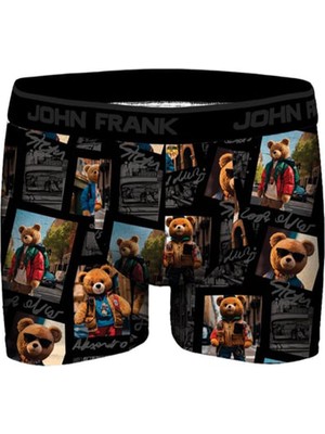 John Frank Dijital Baskılı Modal Boxer