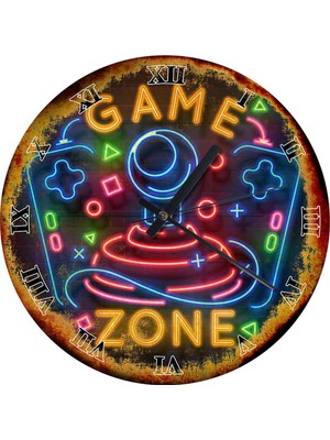 Mediterian Renkli çocuk odası oyun alanı şekilli yuvarlak duvar saati, eğlenceli tasarım