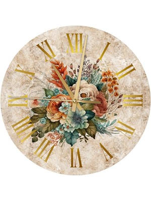 Mediterian Şık 30x30 cm bej cam duvar saati, modern ve sade tasarım, salon dekoru için ideal