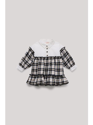 GB Baby BG Store Kız Bebek Ekose Elbise
