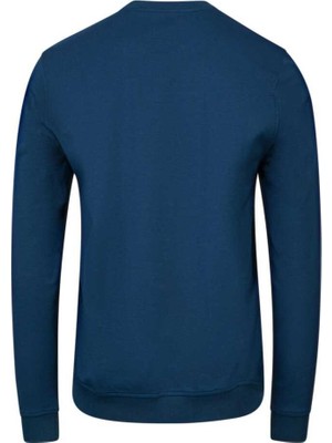 2AS Orlando Erkek Interlok Sıfır Yaka Sweatshirt Lacivert 2ASORLUFBSS24-0335