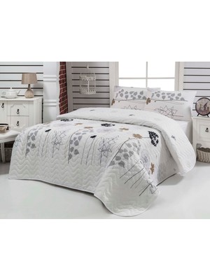 Eponj Home Kapitone Yatak Örtüsü Seti Tek Kişilik 160X220CM