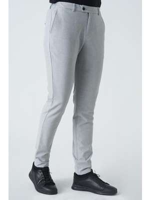 White Stone Belfast P1020 Ecoverd Aspendos Slim Fit Pantolon Gri