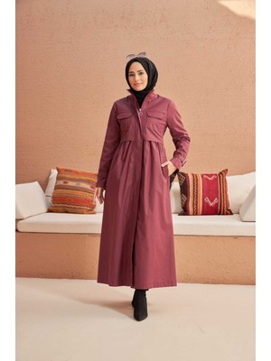 6302-TRENÇKOT Gül Kurusu