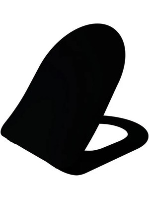 Creavit Duck Duroplast Yavaş Kapanan Klozet Kapağı Siyah Mat