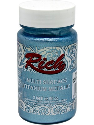Rich Multi Surface Titanium Metalik Boya 90 cc Gökyüzü 2564