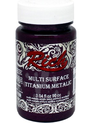 Rich Multi Surface Titanium Metalik Boya 90 cc Antik Mürdüm 2560