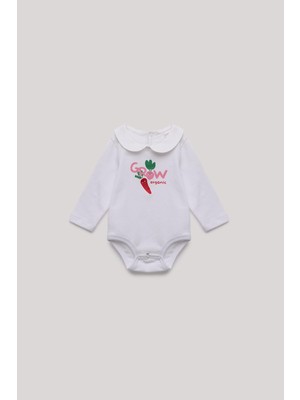 Layette Bg Store Kız Bebek Ekru Body